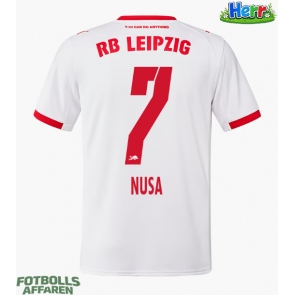 RB Leipzig Antonio Nusa #7 Hemmatröja 2025-26 Kortärmad